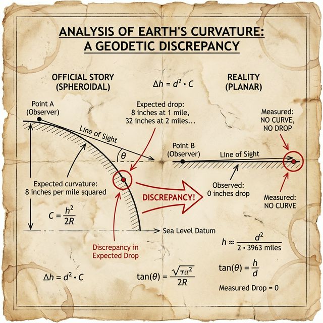 Earth Curvature Analysis